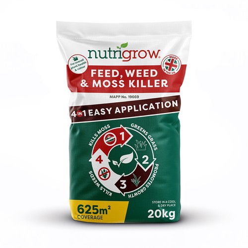 Nutrigrow weed feed moss - weed,,