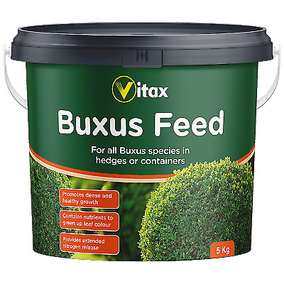 Vitax buxus feed 5kg - buxus, tub